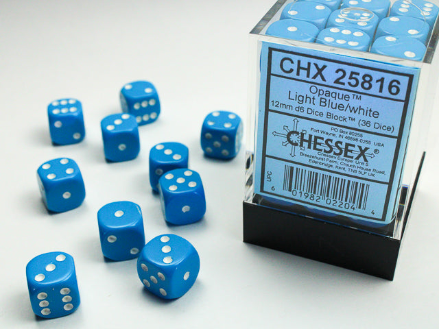 Chessex 12mm Opaque Dice Blocks™