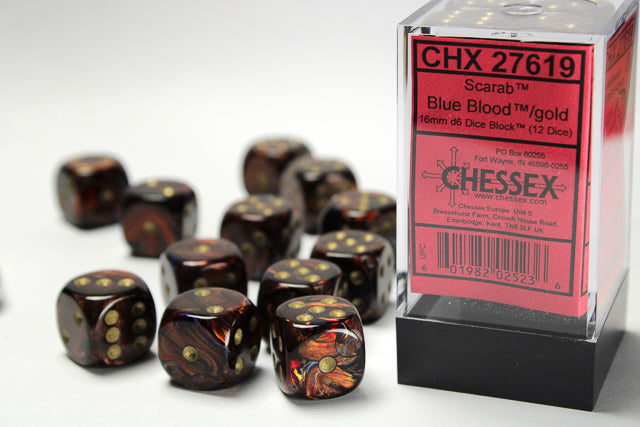 Chessex 16mm Scarab® Dice Blocks™