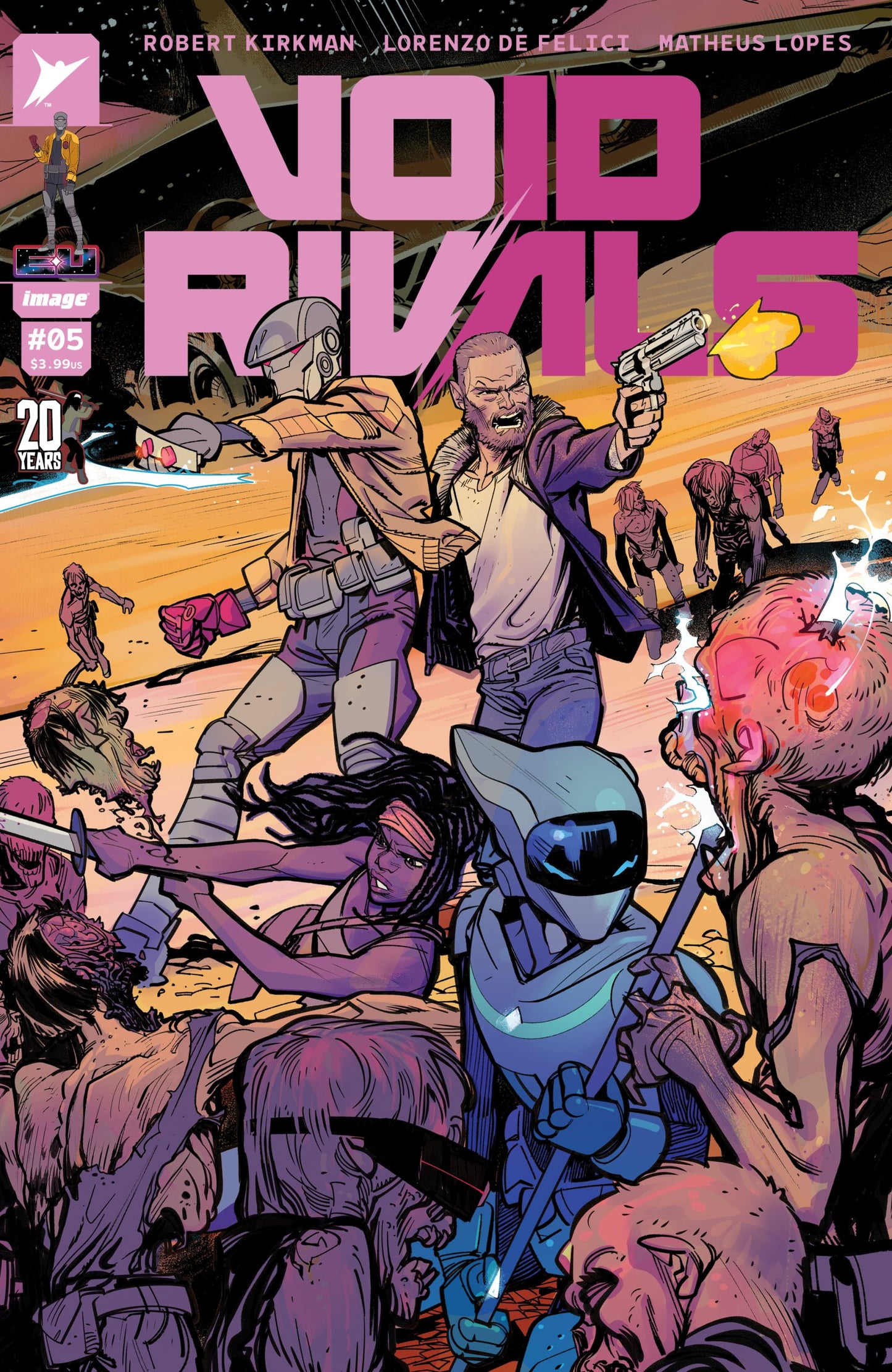 VOID RIVALS #5F HUGHES TWD 20TH ANNV TEAM UP VARIANT