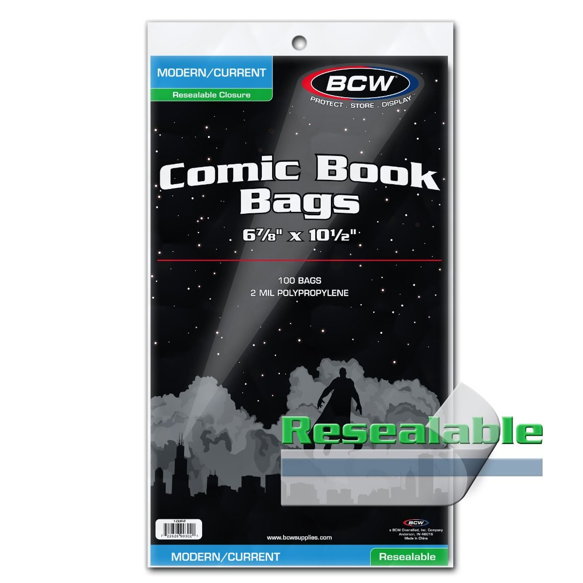 BCW Resealable Modern/Current Comic Bags