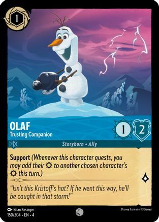 Olaf - Trusting Companion - 150/204 - Common - Cold Foil