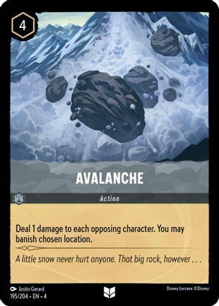 Avalanche - 195/204 - Uncommon - Cold Foil