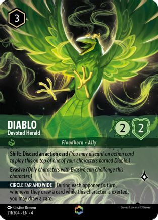 Diablo - Devoted Herald - 211/204 - Enchanted - Holo Foil