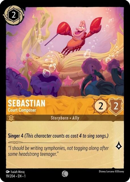Sebastian - Court Composer - 19/204 - Common - Cold Foil