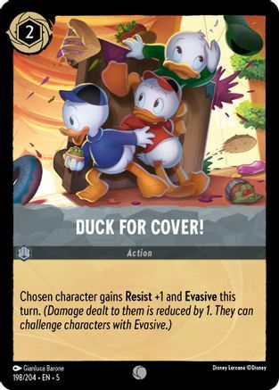 Duck for Cover! - 198/204 - Common - Cold Foil
