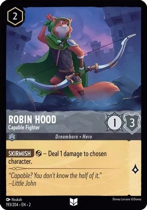 Robin Hood - Capable Fighter - 193/204 - Uncommon - Cold Foil