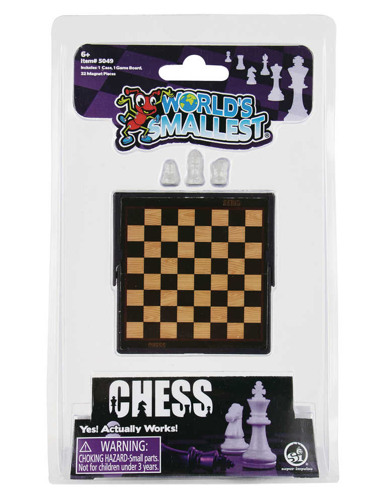 Worlds Smallest Magnetic Chess Board Game