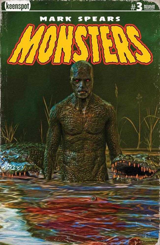 Mark Spears Monsters #3 2nd Print Cover B Inc 1:20 Mark Spears Swamp Things Variant