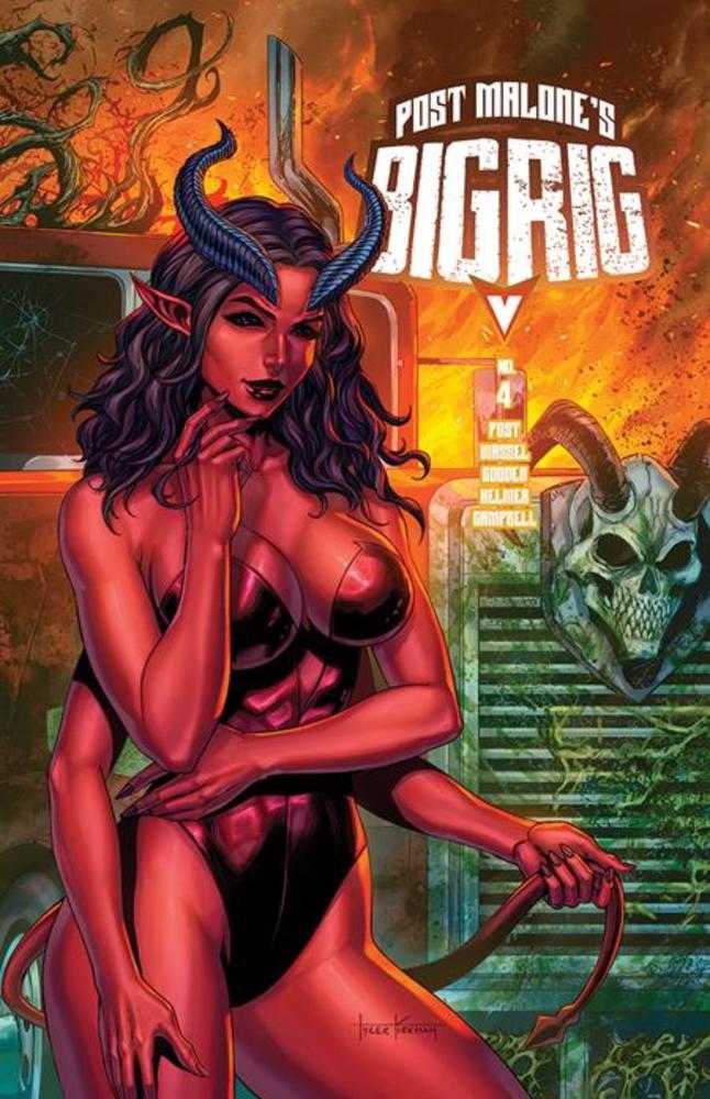 Post Malone's Big Rig #4 Cover I Tyler Kirkham Variant