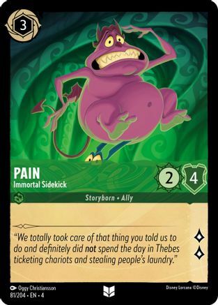Pain - Immortal Sidekick - 81/204 - Uncommon - Cold Foil