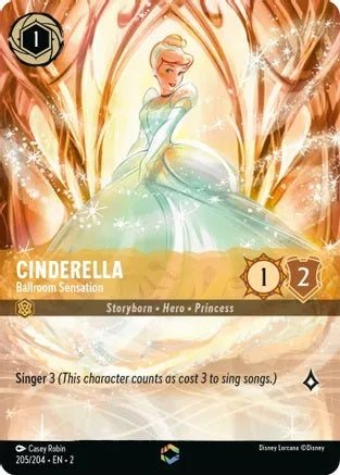 Cinderella - Ballroom Sensation - 205/204 - Enchanted - Holofoil (Alternate Art)