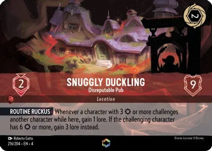 Snuggly Duckling - Disreputable Pub - 216/204 - Enchanted - Holo Foil