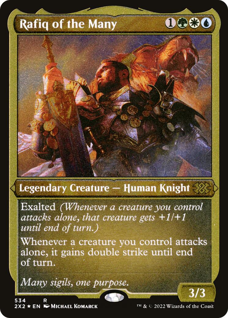 Rafiq of the Many (Foil Etched)