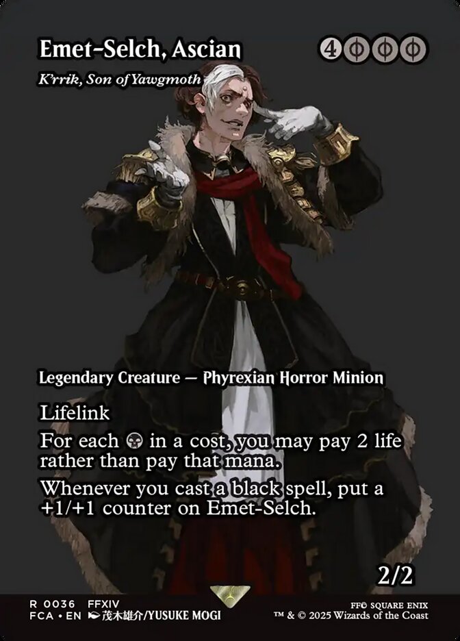 Emet-Selch, Ascian - K'rrik, Son of Yawgmoth - Showcase