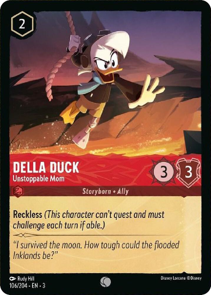 Della Duck - Unstoppable Mom - 106/204 - Common - Cold Foil