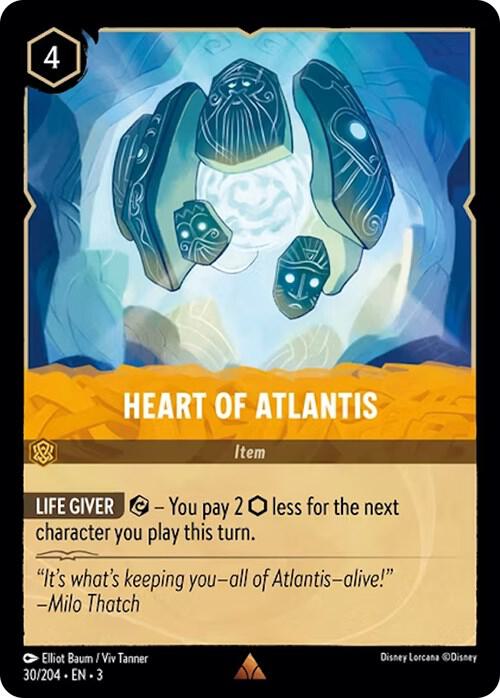 Heart of Atlantis - 30/204 - Rare - Cold Foil