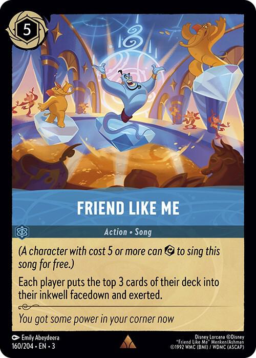 Friend Like Me - 160/204 - Rare - Cold Foil