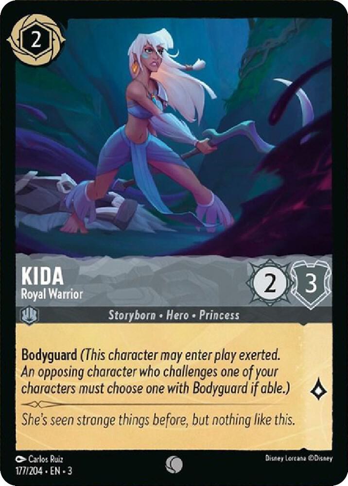 Kida - Royal Warrior - 177/204 - Common - Cold Foil