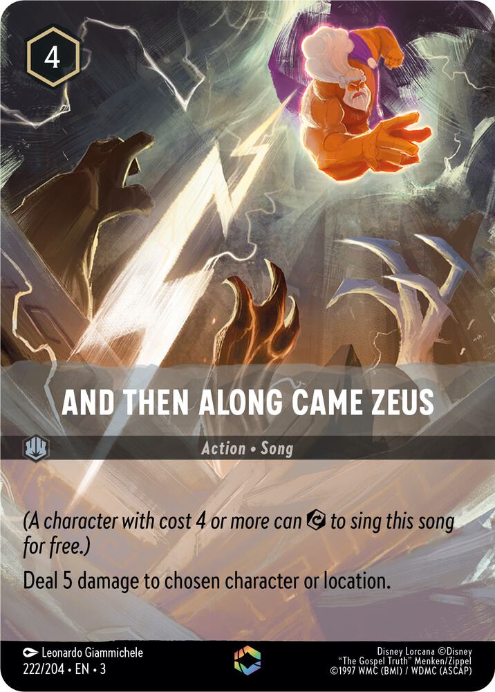 And Then Along Came Zeus - 222/204 - Enchanted - Holofoil