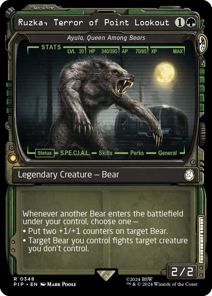 Ruzka, Terror of Point Lookout - Ayula, Queen Among Bears (Showcase)