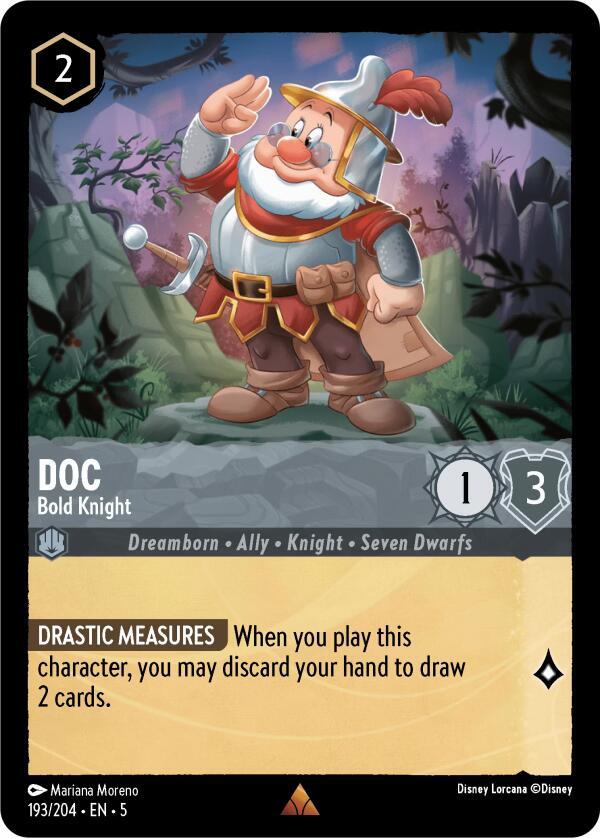 Doc - Bold Knight - 193/204 - Rare