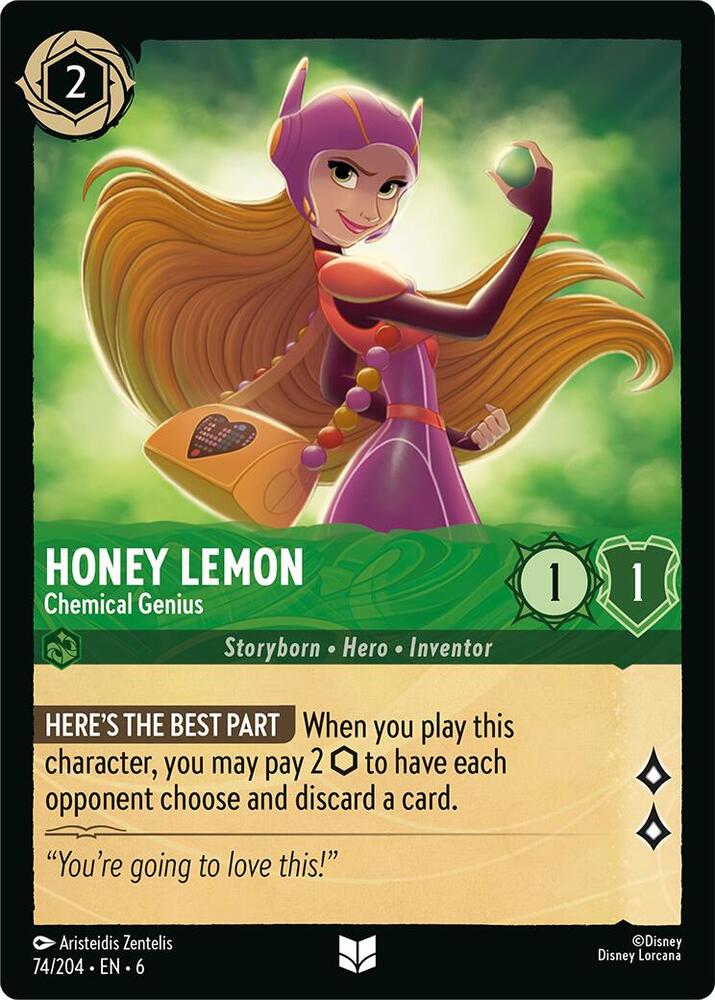 Honey Lemon - Chemical Genius - 74/204 - Uncommon - Cold Foil