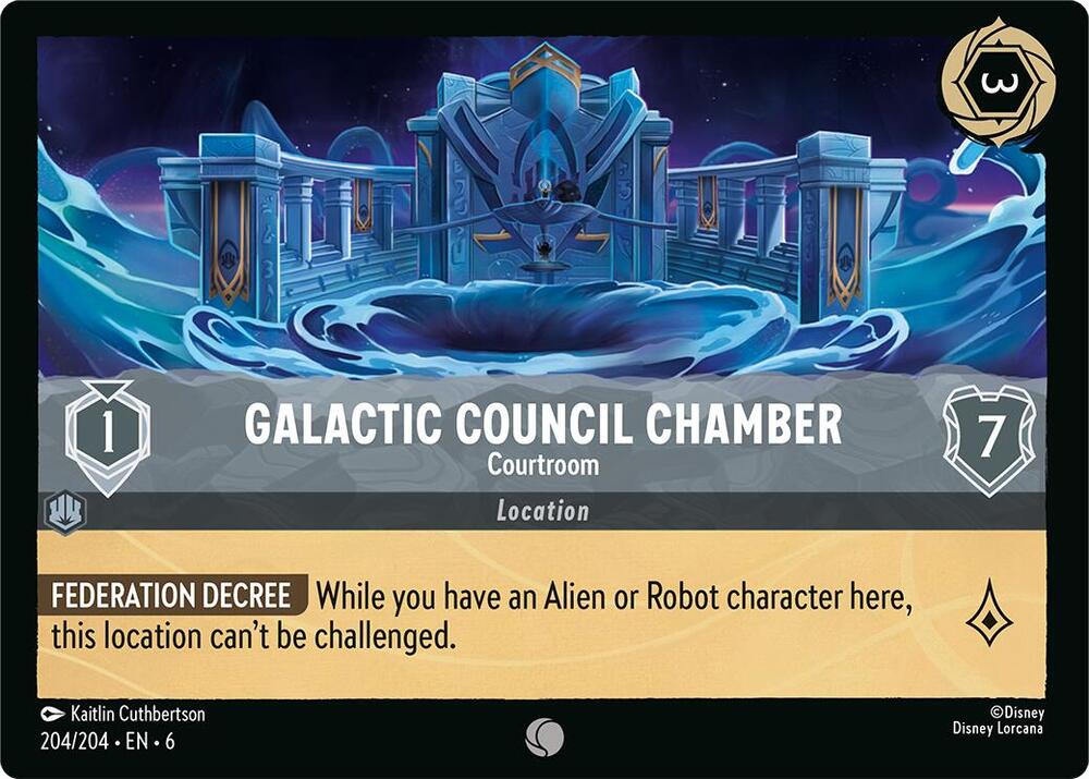 Galactic Council Chamber - Courtroom - 204/204 - Common - Cold Foil