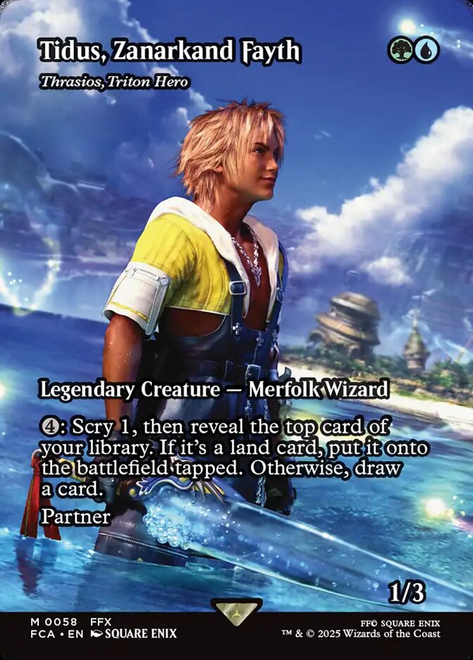 Tidus, Zanarkand Fayth - Thrasios, Triton Hero - Showcase