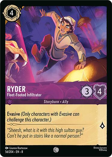 Ryder - Fleet-Footed Infiltrator - 56/204 - Common