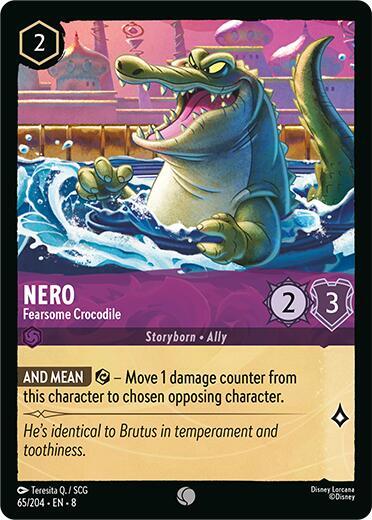 Nero - Fearsome Crocodile - 65/204 - Common
