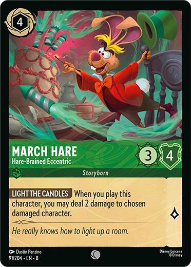 March Hare - Hare-Brained Eccentric - 91/204 - Common - Cold Foil