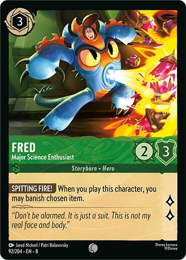 Fred - Major Science Enthusiast - 92/204 - Common
