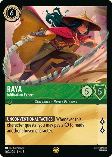Raya - Infiltration Expert - 100/204 - Legendary - Cold Foil