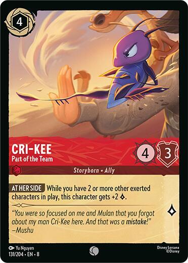 Cri-Kee - Part of the Team - 131/204 - Common - Cold Foil