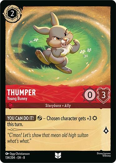 Thumper - Young Bunny - 134/204 - Uncommon - Cold Foil