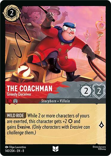 The Coachman - Greedy Deciever - 140/204 - Uncommon