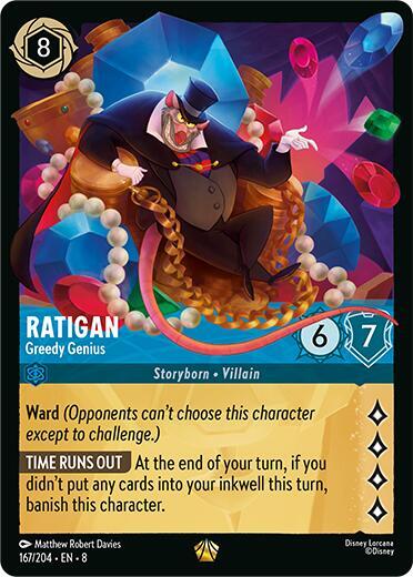 Ratigan - Greedy Genius - 167/204 - Legendary