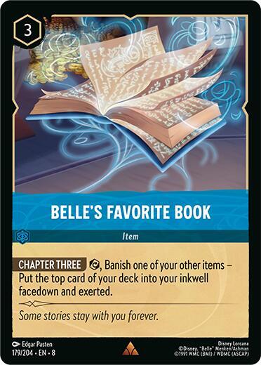 Belle's Favorite Book - 179/204 - Rare