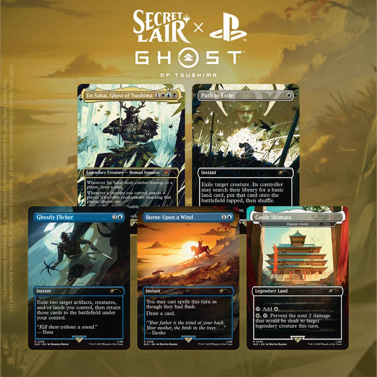 Secret Lair x Ghost of Tsushima - Non-Foil Edition