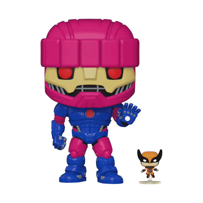 Marvel Funko Pop! Jumbo Sentinel with Wolverine #1054