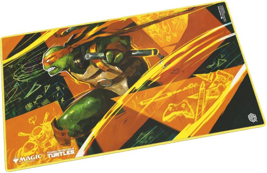 Magic: The Gathering Teenage Mutant Ninja Turtles Playmat - Michelangelo's Technique