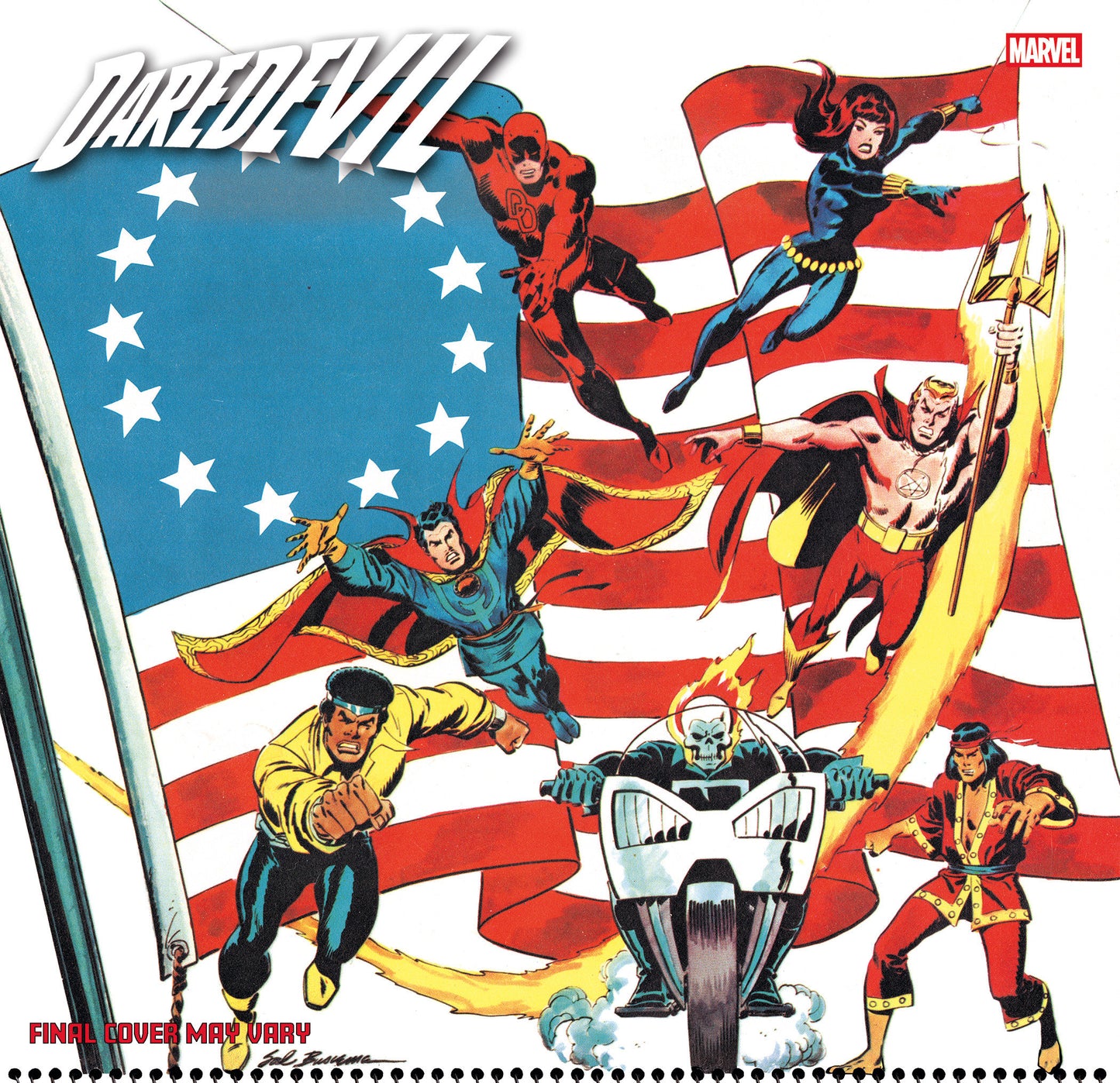Daredevil #1 1:50 Sal Buscema Bicentennial Calendar Hidden Gem Incentive Variant
