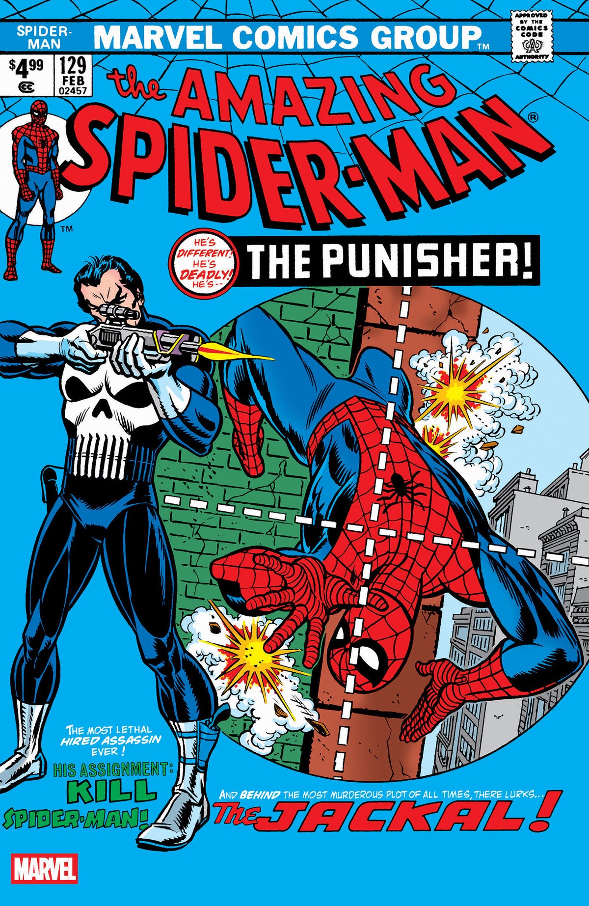 Amazing Spider-Man #129 Facsimile Edition Blue Foil Variant 2026