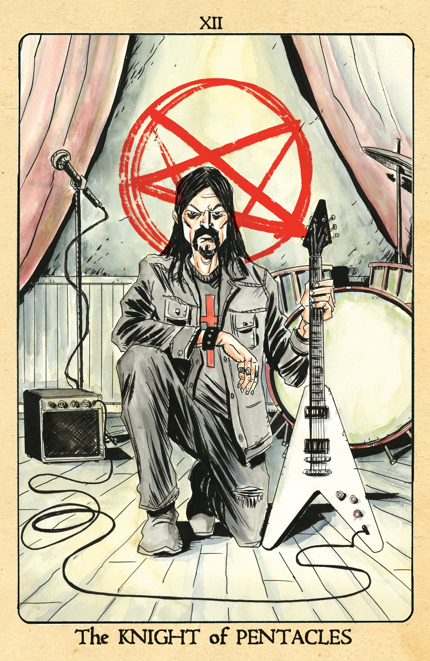 Minor Arcana #12 D 1 in 10 Variant Edition Tarot Card Variant (Full Art, Lemire)