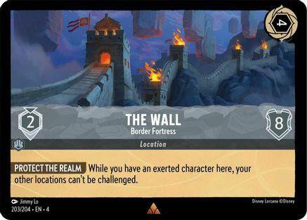 The Wall - Border Fortress - 203/204 - Rare - Cold Foil