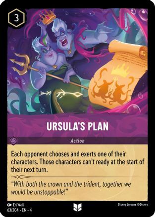 Ursula's Plan - 63/204 - Uncommon - Cold Foil