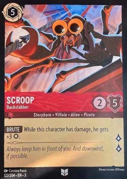 Scroop Backstabber - 122/204 - Uncommon - Cold Foil