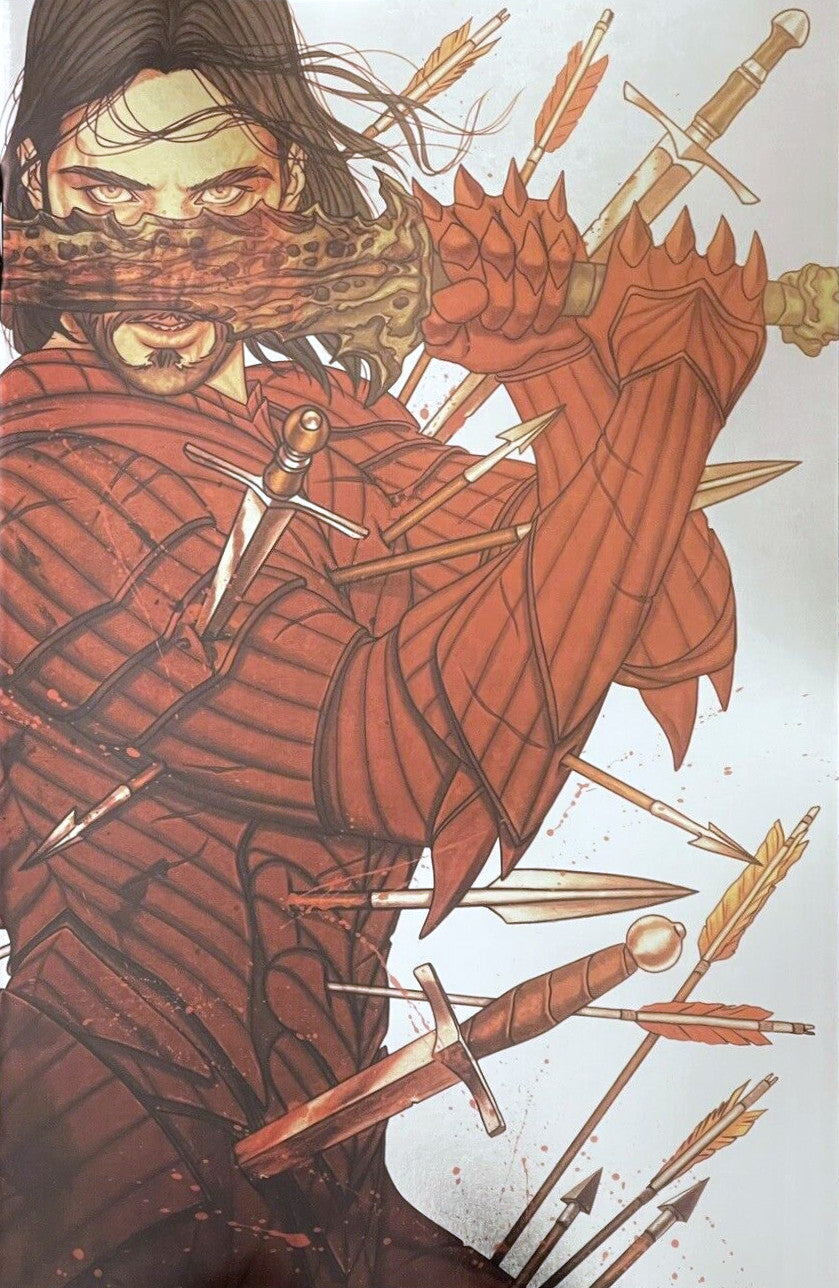 BRZRKR POETRY OF MADNESS #1 Frison 2023 SDCC Virgin Foil (Ltd 500) (MR)