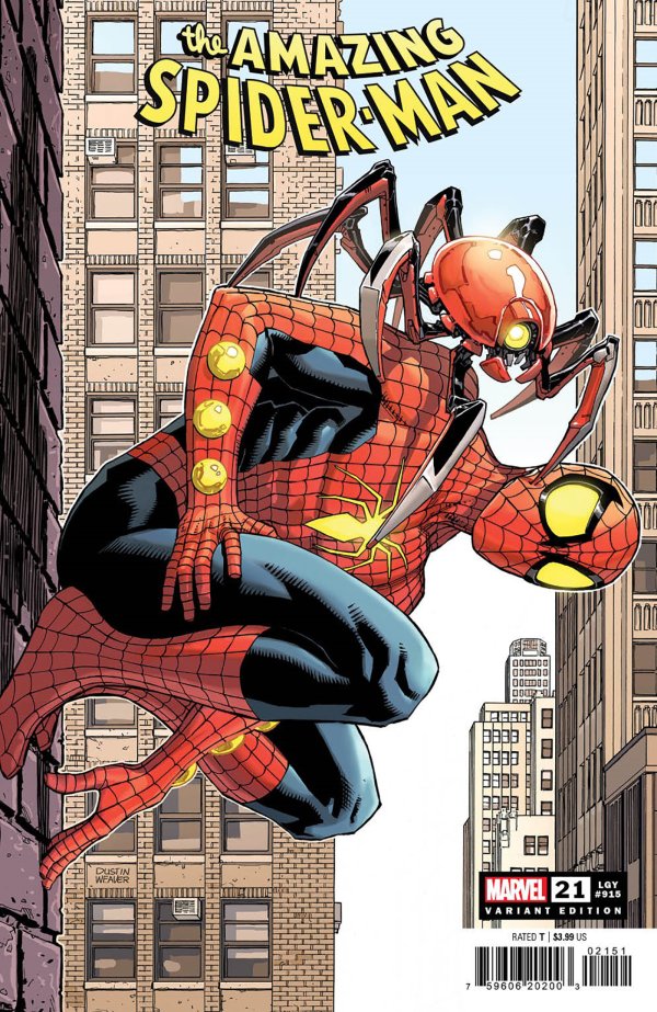 Amazing Spider-Man #21 1:25 Dustin Weaver Incentive Variant