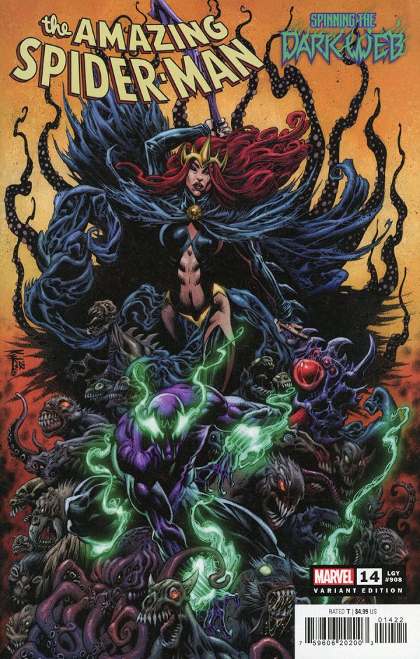 Amazing Spider-Man #14 Kyle Hotz Dark Web Prelude Variant